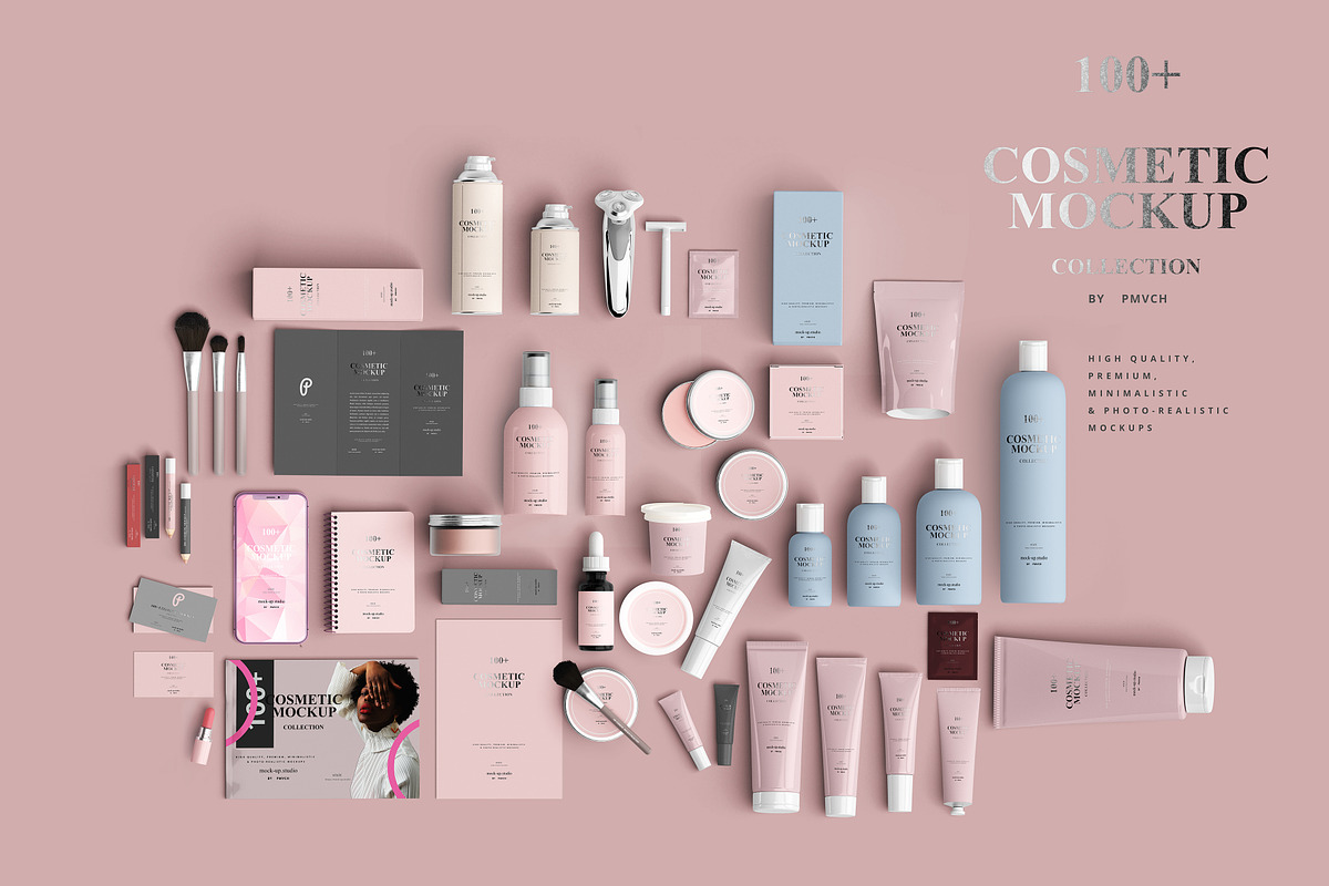 100+ Cosmetic Mock-up Collection, a Pens & Pencil Mockup by pmvch (Photo 1 of 100)