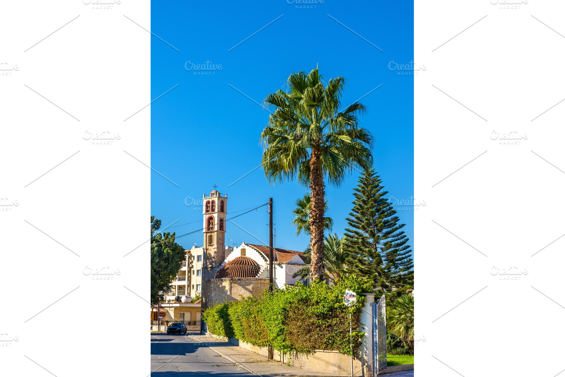 View of Sotiros Metropolitan Church in Larnaca - Cyprus, an Architecture Photo by Leonid Andronov