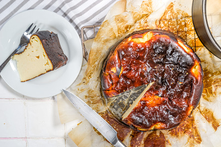 Homemade Burnt Basque Cheesecake, a Food & Drink Photo by Rimma