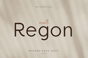 Regon Modern Sans Serif Font, a Sans Serif Font by Dicubit (Thumbnail 1 of 10)