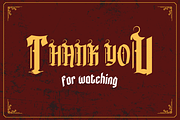Rengkox, a Blackletter Font by twinstd (Thumbnail 13 of 13)