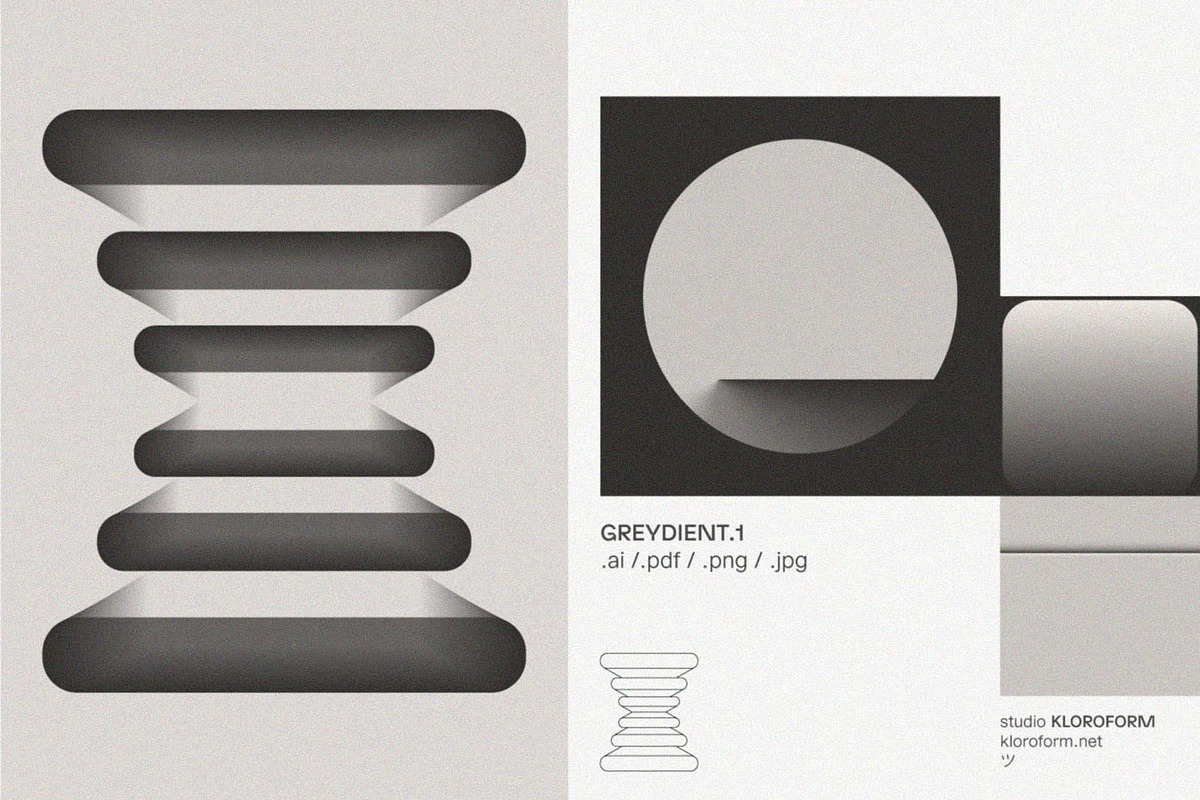 Greydient 1, a Background Graphic by kloroform (Photo 2 of 13)