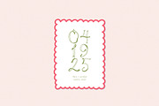 Ribbons Monogram Font, a Handwritten Font by Design by Laney (Thumbnail 11 of 13)