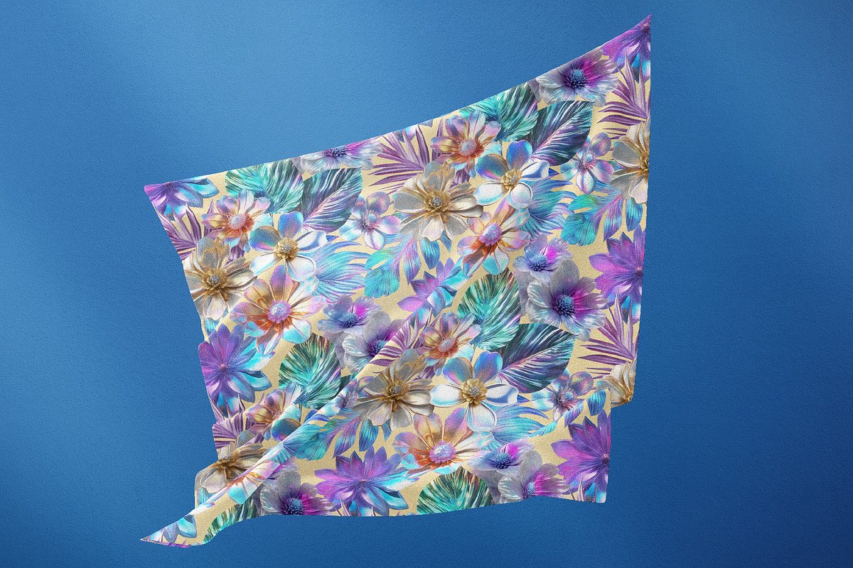 Cosmic Flowers, a Pattern Graphic by Tiger and Flower (Photo 2 of 18)
