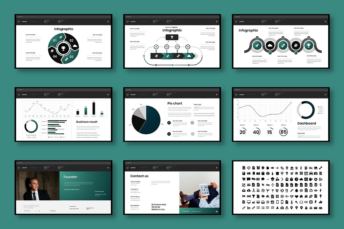 Emard - Business Google Slide, a Presentation Template by Dens Creative Studio (Photo 5 of 6)