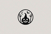 Spooky Pumpkin Emblem, a Seasonal Illustration by Vectorium Studio (Thumbnail 3 of 3)