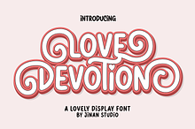 Love Devotion - A Display Font