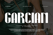 Garcian - Luxurious Sans Serif Font