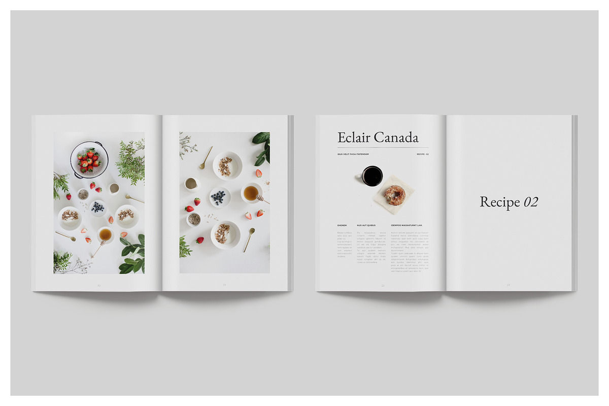 FOODIES Recipes Book Cookbook, a Magazine Template by Arif Tri Ananta (Photo 10 of 14)