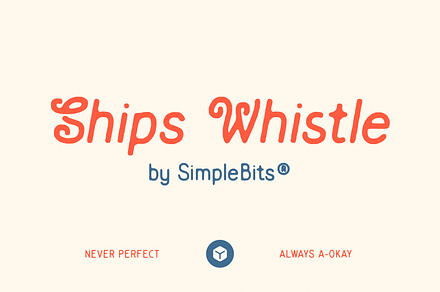 Ships Whistle — Monoline font, a Sans Serif Font by SimpleBits®