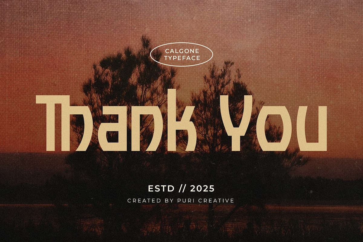 Calgone - Movie Sans Font, a Sans Serif Font by PuriCreative (Photo 10 of 10)