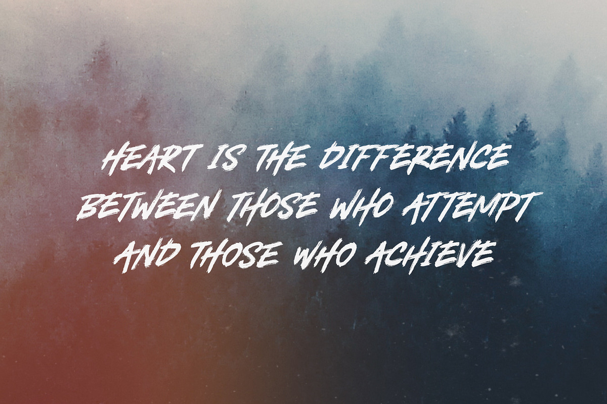 Lakeshore Brush Font preview 6