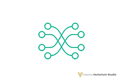 Network Nodes Logo, a Branding & Logo Template by Vectorium Studio (Thumbnail 11 of 16)