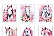 Horse with Flowers, an Animal Illustration by Michiru13 (Thumbnail 2 of 4)