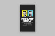 Podcast Talk Show Instagram Bundle, a Social Media Template by Saman Osama (Thumbnail 5 of 7)