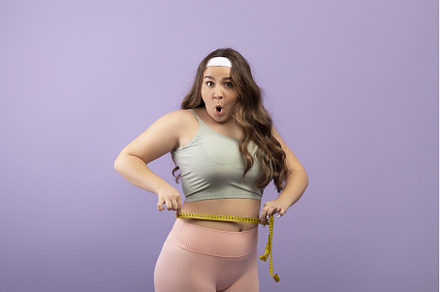 Surprised plus size european, a Person Photo by Prostock-Studio