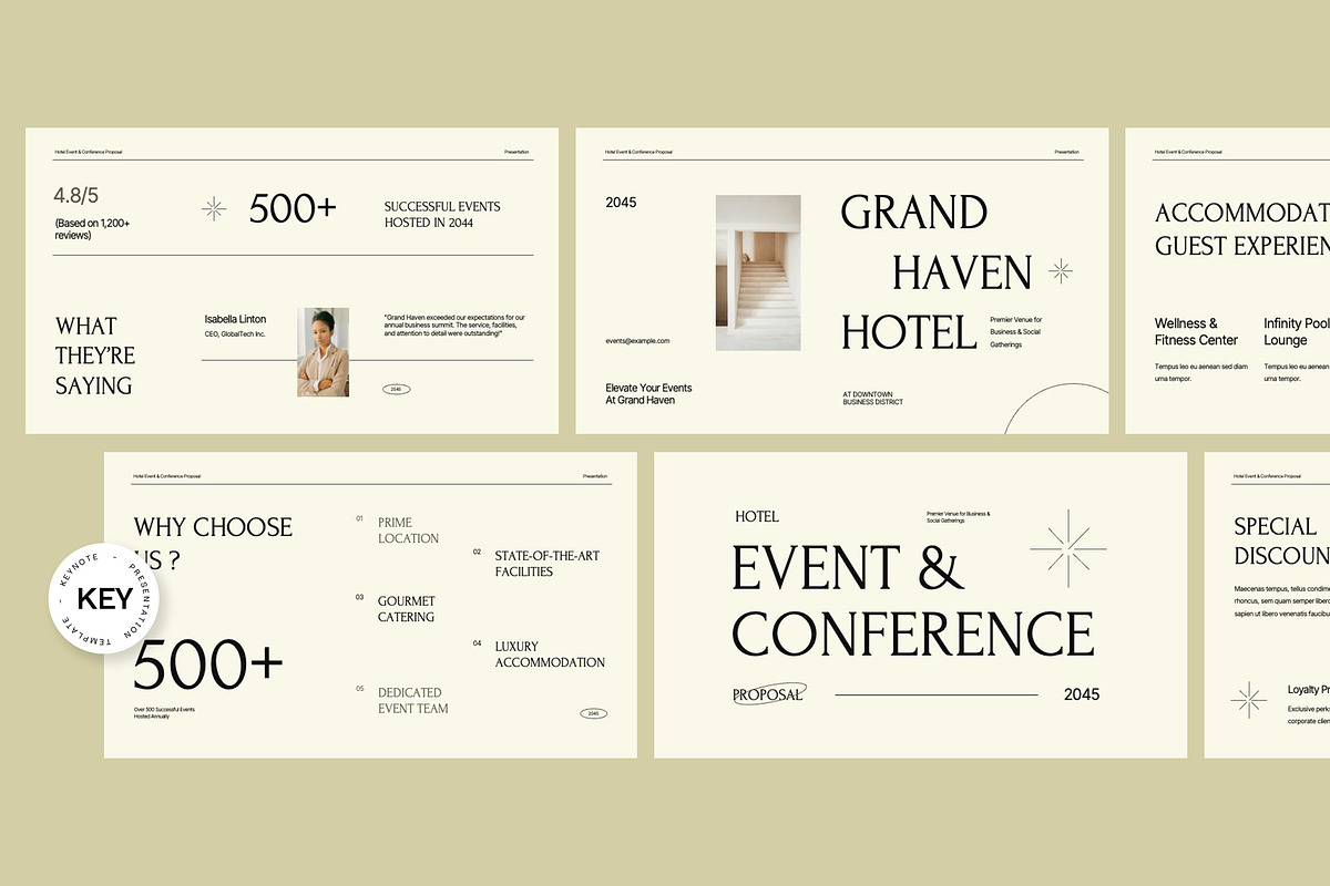 Hotel Event Proposal Keynote preview 6