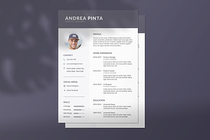 CV Resume Template - 04