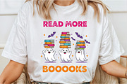 Read More Books Funny Halloween PNG, an Illustration by DreamCafeArt (Thumbnail 3 of 7)
