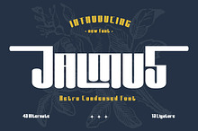 Jalmus - Retro Condensed Font