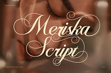 Meriska Elegant Wedding Script Font