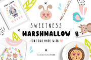 Sweetness Marshmallow - Font Duo, a Script Font by JuliyArt (Thumbnail 1 of 8)