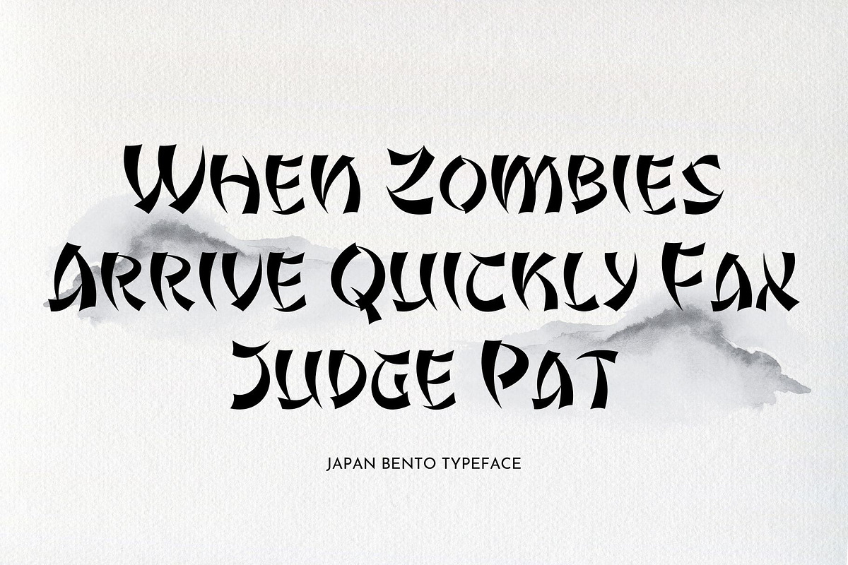Japan Bento - Japanese Typeface, a Handwritten Font by Nirmana Visual (Photo 6 of 10)