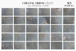 Crystal Prism Light / 30 Overlays