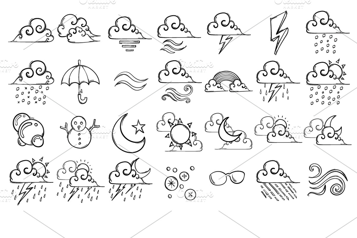 707 Hand Draw doodle icons set, an Outline Icon by TKDoodle (Photo 16 of 17)