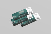 Ticket Mockup, an Advertising Mockup by ZifaraDesign (Thumbnail 7 of 11)