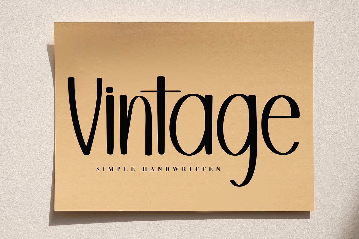 Thinking About, a Sans Serif Font by InermediaSTUDIO (Photo 5 of 6)