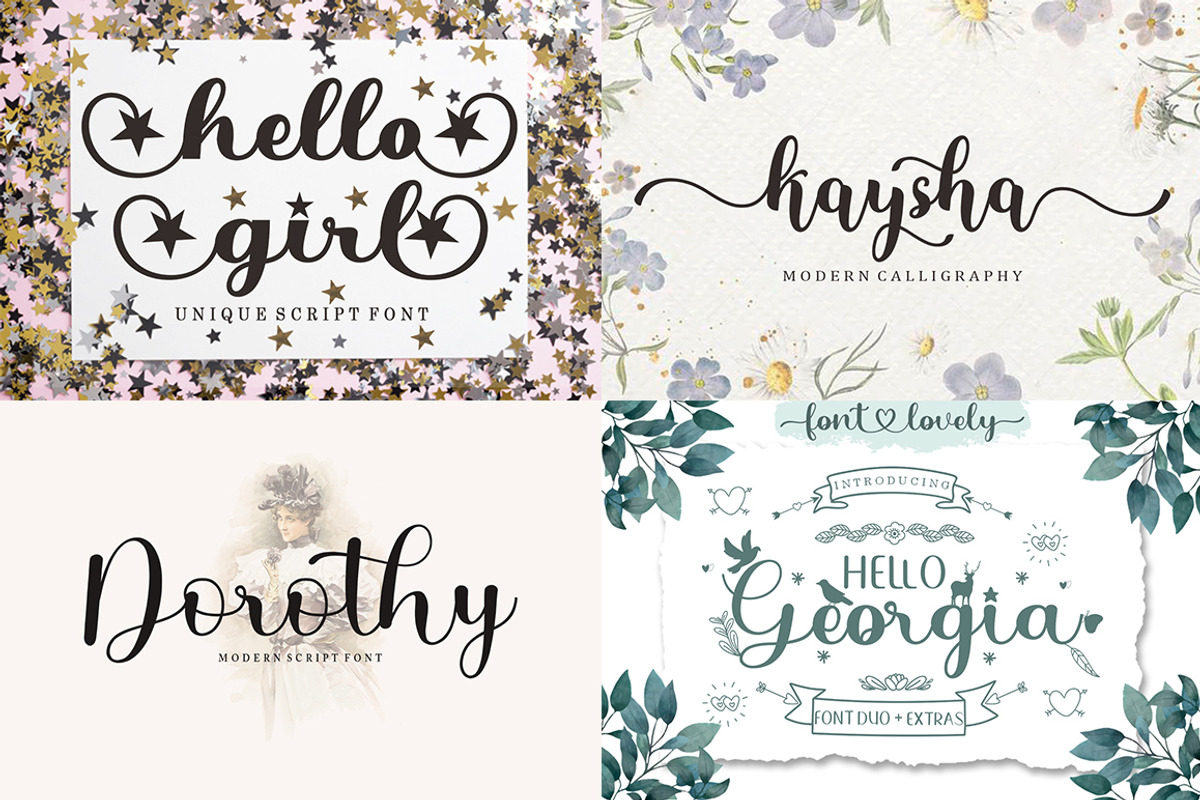 The Big - Font Bundle, a Script Font by Bosstype Studio (Photo 13 of 15)