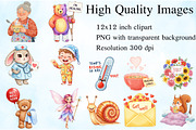 Get Well Soon Clipart, an Illustration by Craft Nest (Thumbnail 2 of 5)