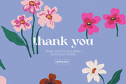 Naive Matte Gouache Floral Pattern, a Pattern Graphic by likorbut (Thumbnail 10 of 14)