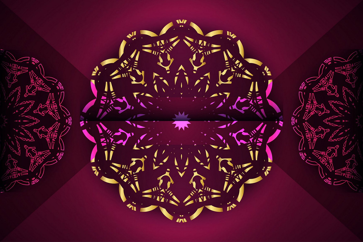 Mandala Vector Pattern Graphics Pack, a Background Graphic by NJ Himel (Photo 77 of 91)