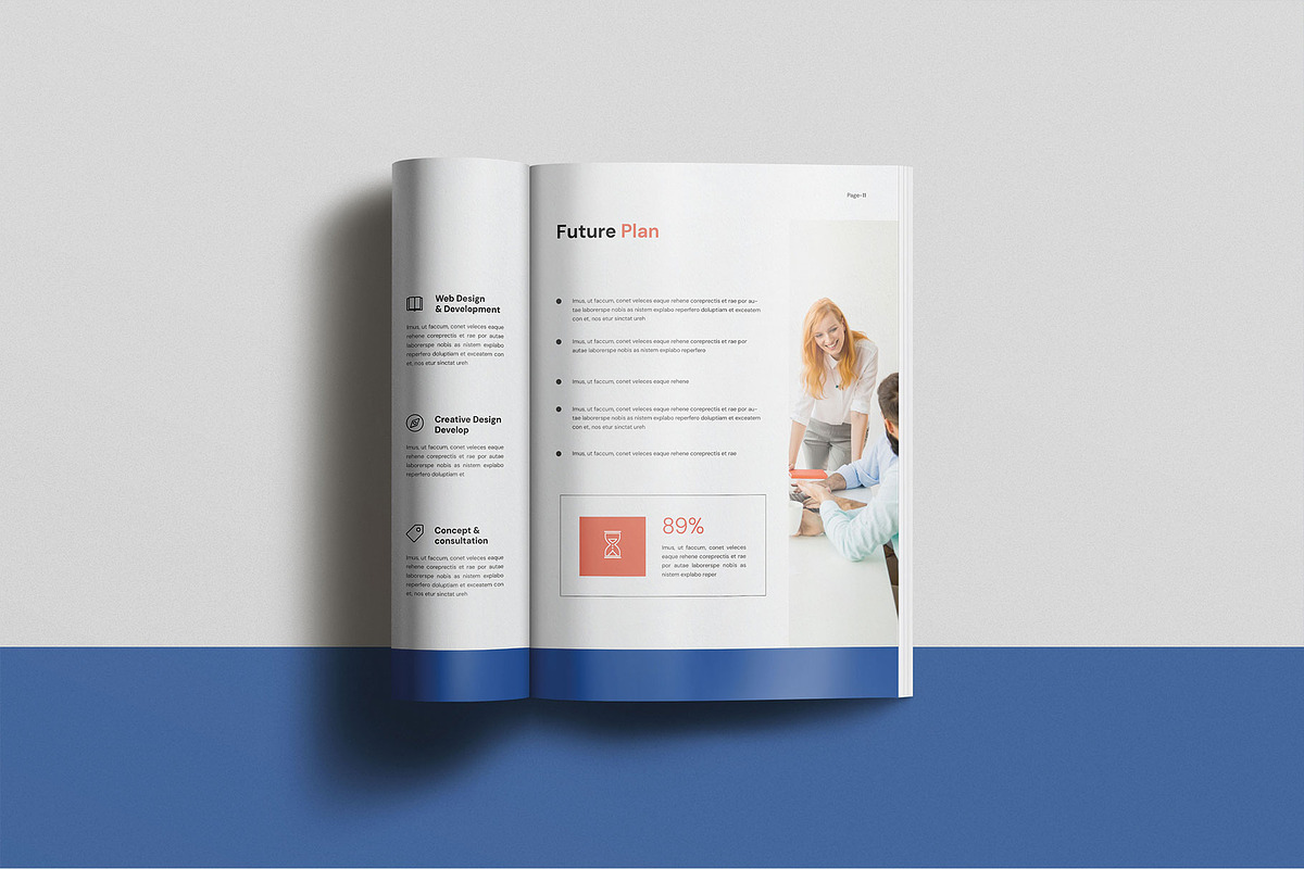 Company Profile Template, a Brochure Template by KreateTribe (Photo 6 of 7)