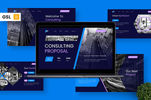 Consulting Proposal - Business GSL, a Presentation Template by Deepslide Studio