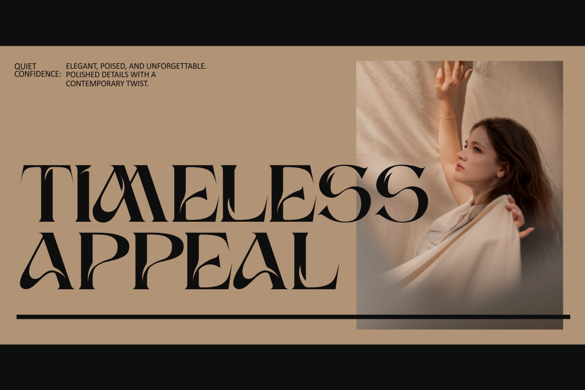 Crevia Elegant Font, a Font by PutraCetol Studio (Photo 2 of 5)
