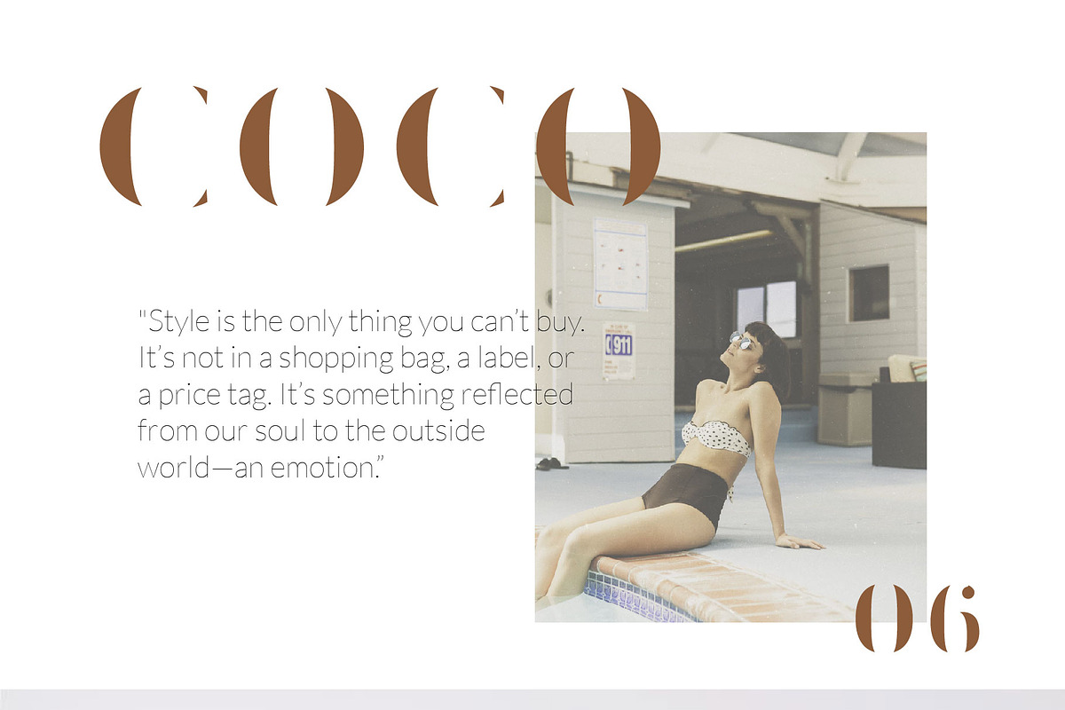 Cloak - Minimal Fashion Font preview 3