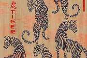 TIGER PRINTS seamless patterns, a Pattern Graphic by ANAKOTO (Thumbnail 2 of 20)
