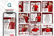 Football Social Media Pack Template, a Social Media Template by Geelator Studio (Thumbnail 2 of 6)
