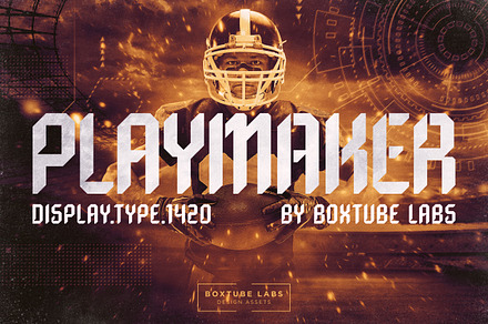 Playmaker - Display Font, a Blackletter Font by BoxTube Labs