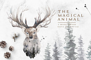 Mystical Winter, an Animal Illustration by Graphic Box (Thumbnail 6 of 15)