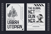 Goxac | Futuristic Font, a Sans Serif Font by twinstd (Thumbnail 9 of 13)