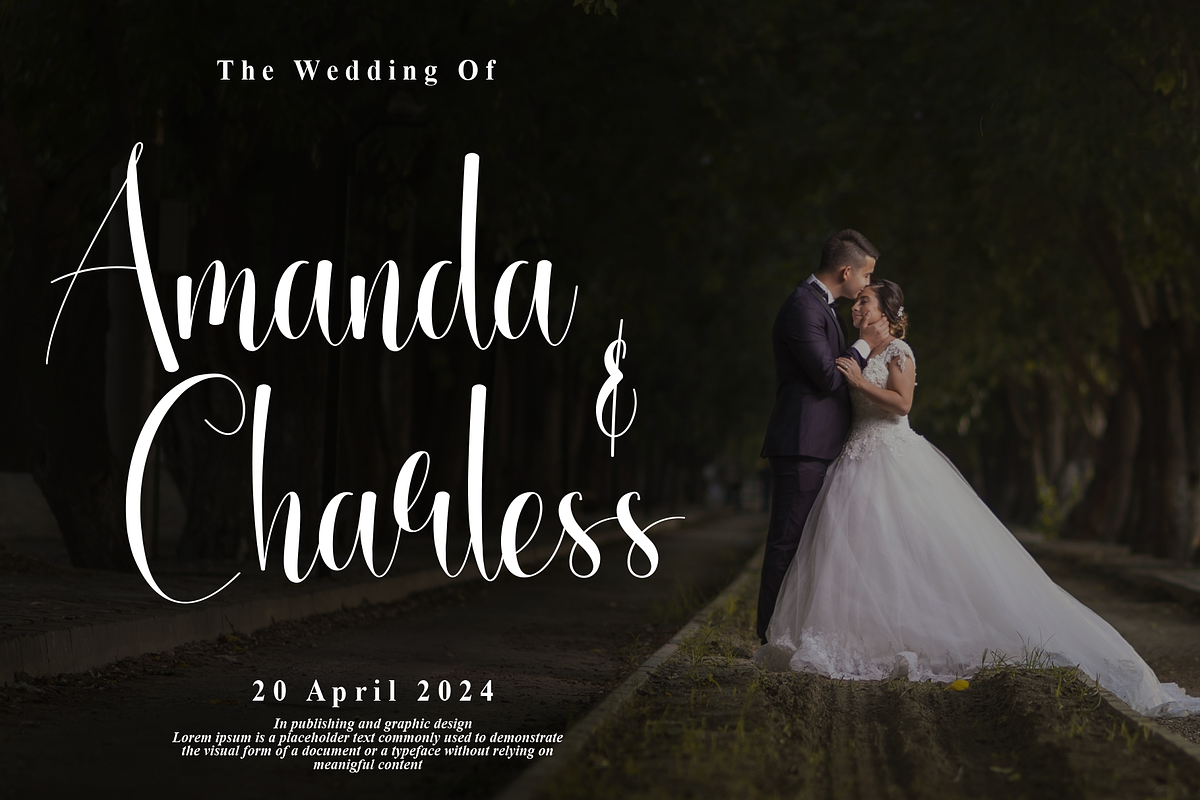 Midnight | Script Font, a Handwritten Font by Scratchones (Photo 3 of 9)