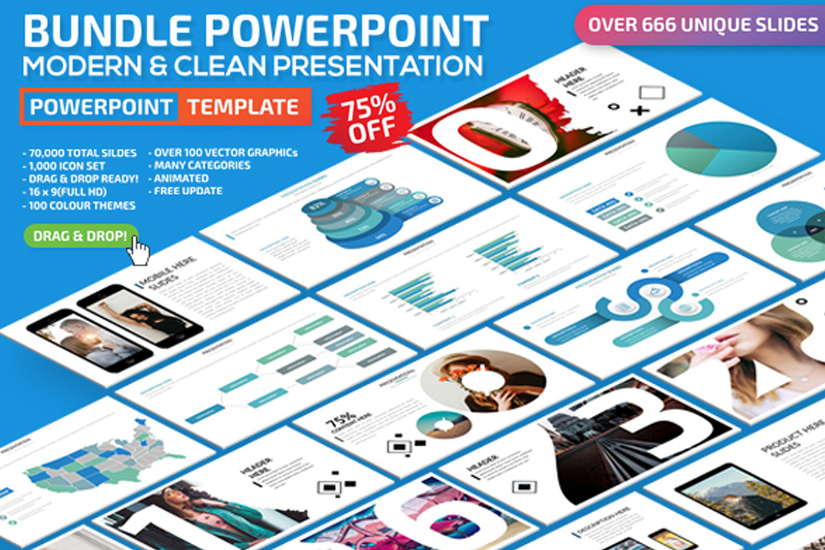 Bundle Powerpoint Presentation, a Presentation Template by Graphicgo (Photo 1 of 22)