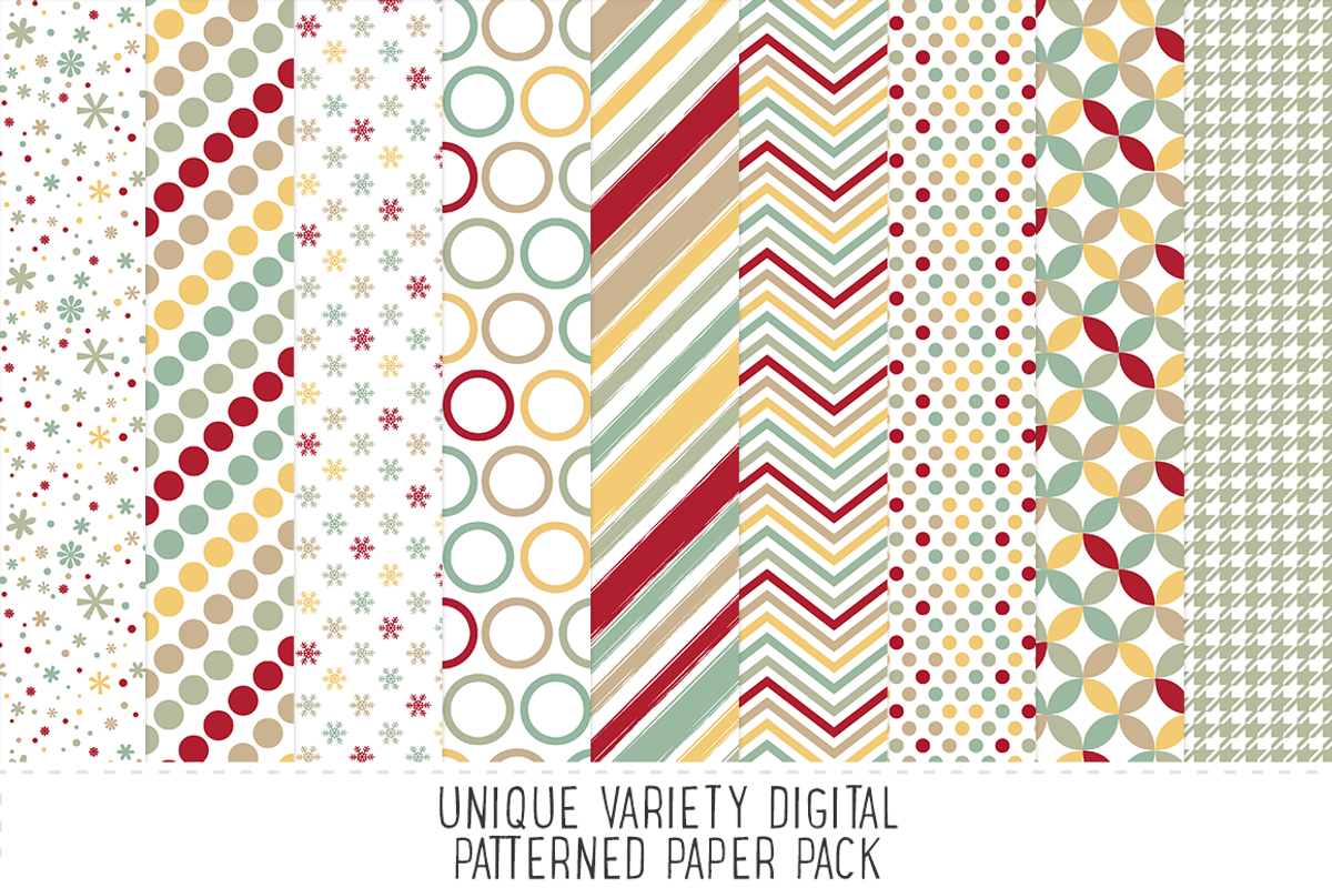 Country Pattern Paper Pack, a Pattern Graphic by Angie Sandy (Photo 1 of 2)