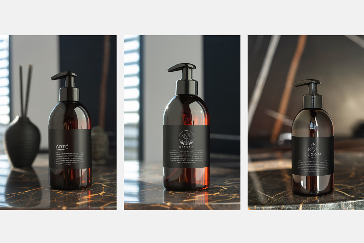 Cosmetic Bottles Mock-Up Set, a Cups & Container Mockup by Dikarte.Store (Photo 8 of 17)