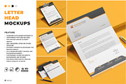 Letterhead Mockup Sets, an Advertising Mockup by Artnivora.Std (Thumbnail 1 of 4)