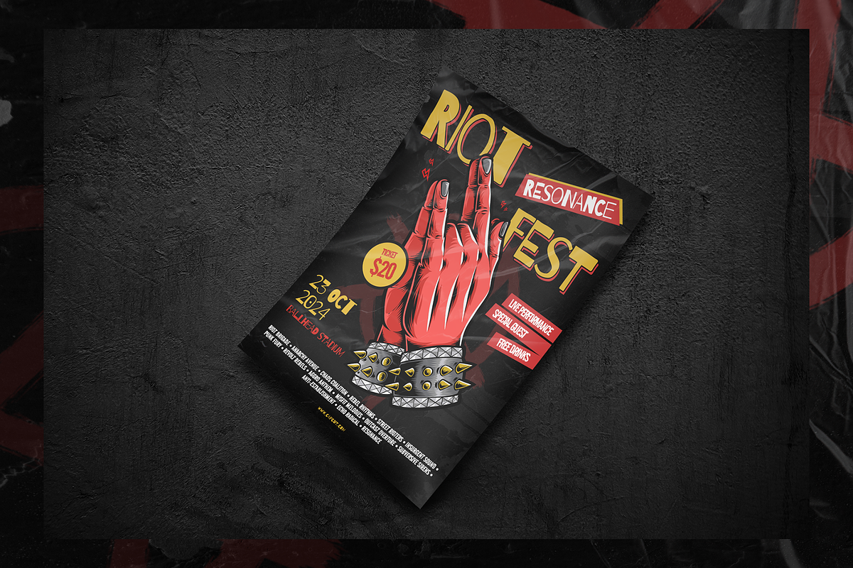 Anarchy - Flyer Templates, a Flyer Template by Inviline.co (Photo 7 of 7)